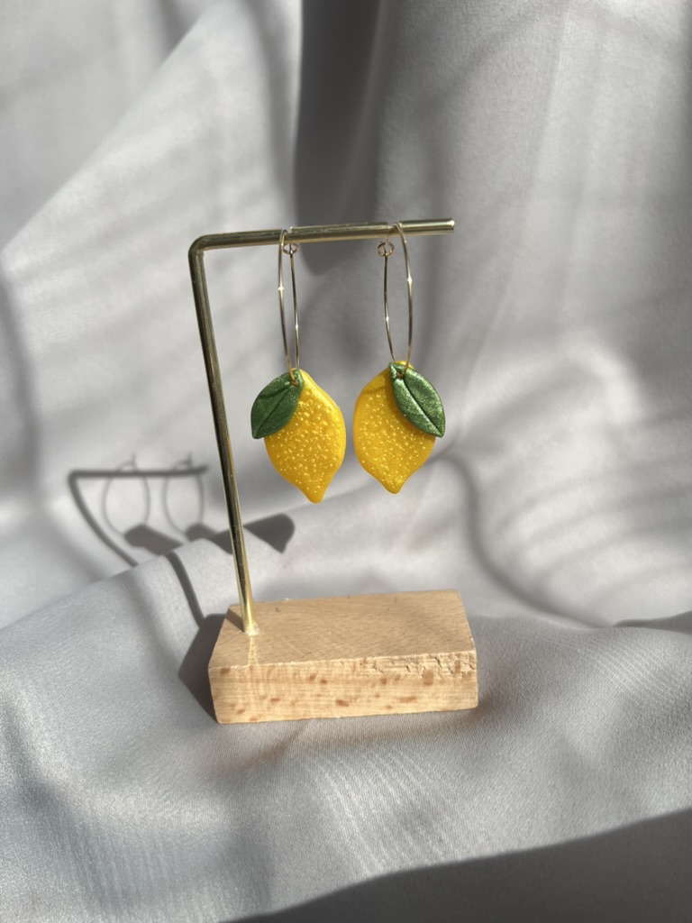 Naušnice Aura limone
