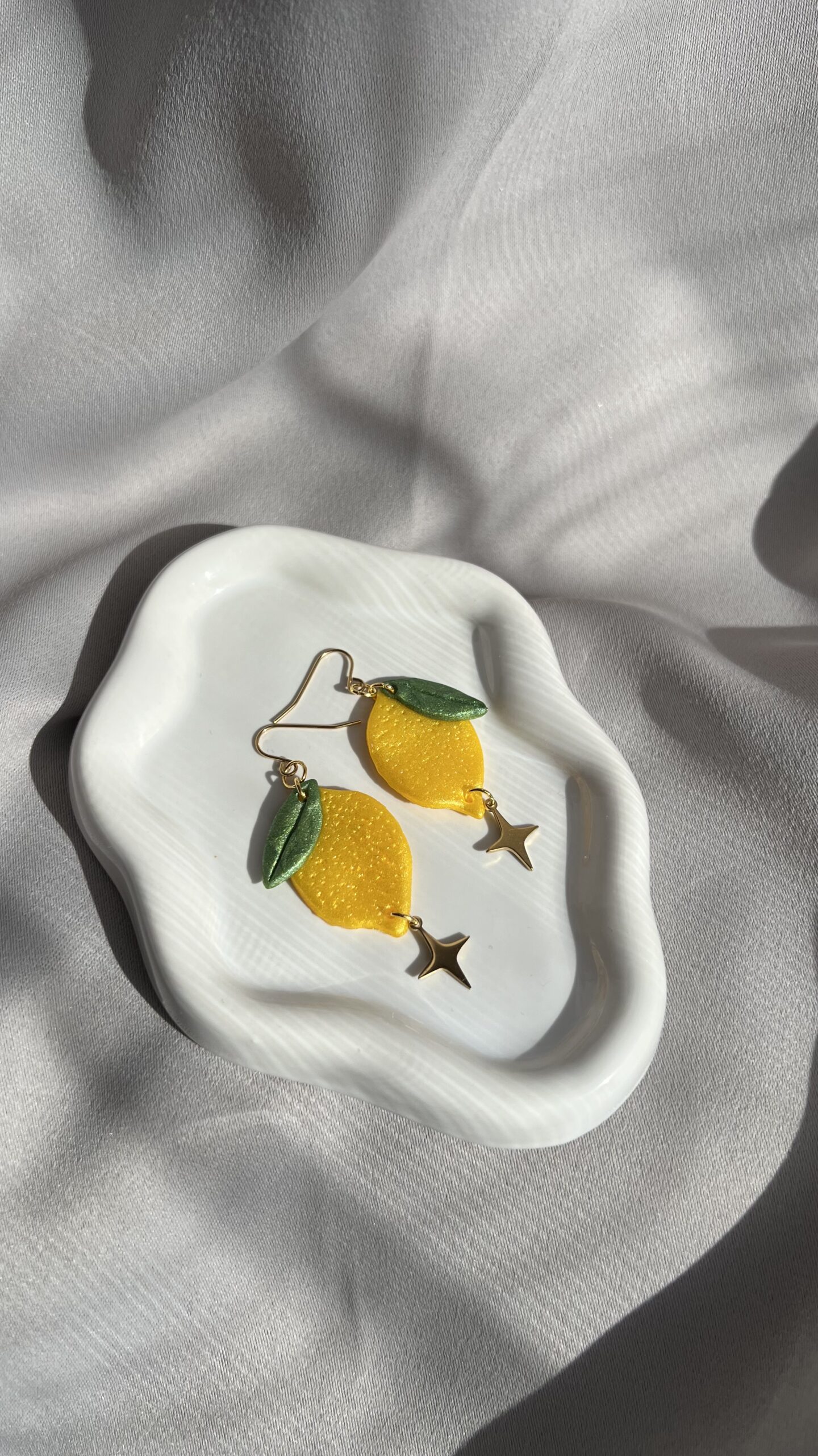 Naušnice Citrina solare